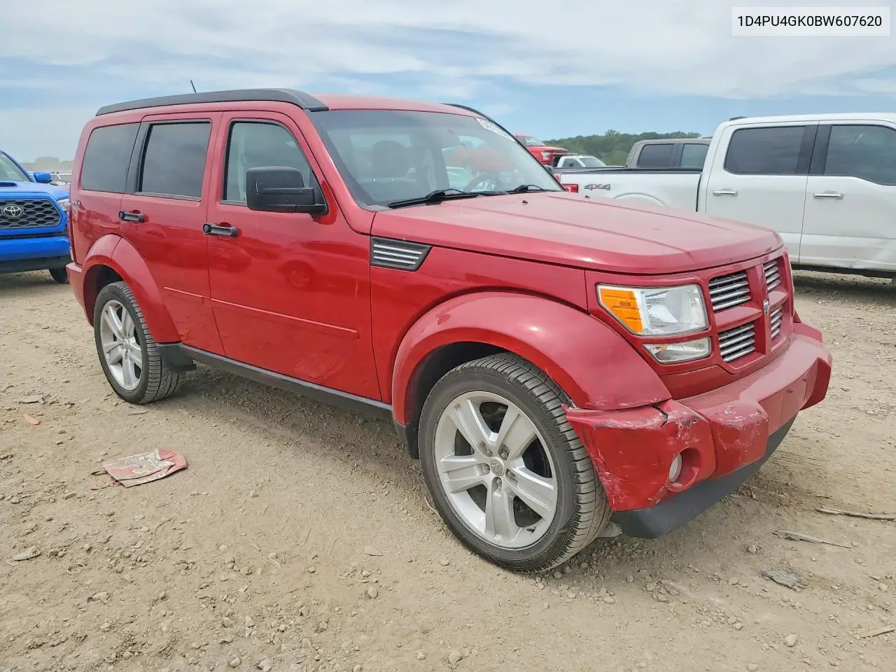 2011 Dodge Nitro Heat VIN: 1D4PU4GK0BW607620 Lot: 54910356