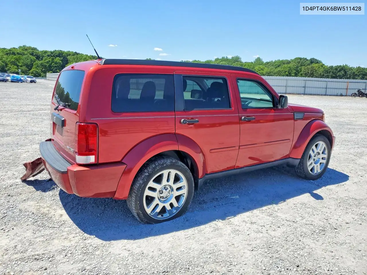 2011 Dodge Nitro Heat VIN: 1D4PT4GK6BW511428 Lot: 56045066