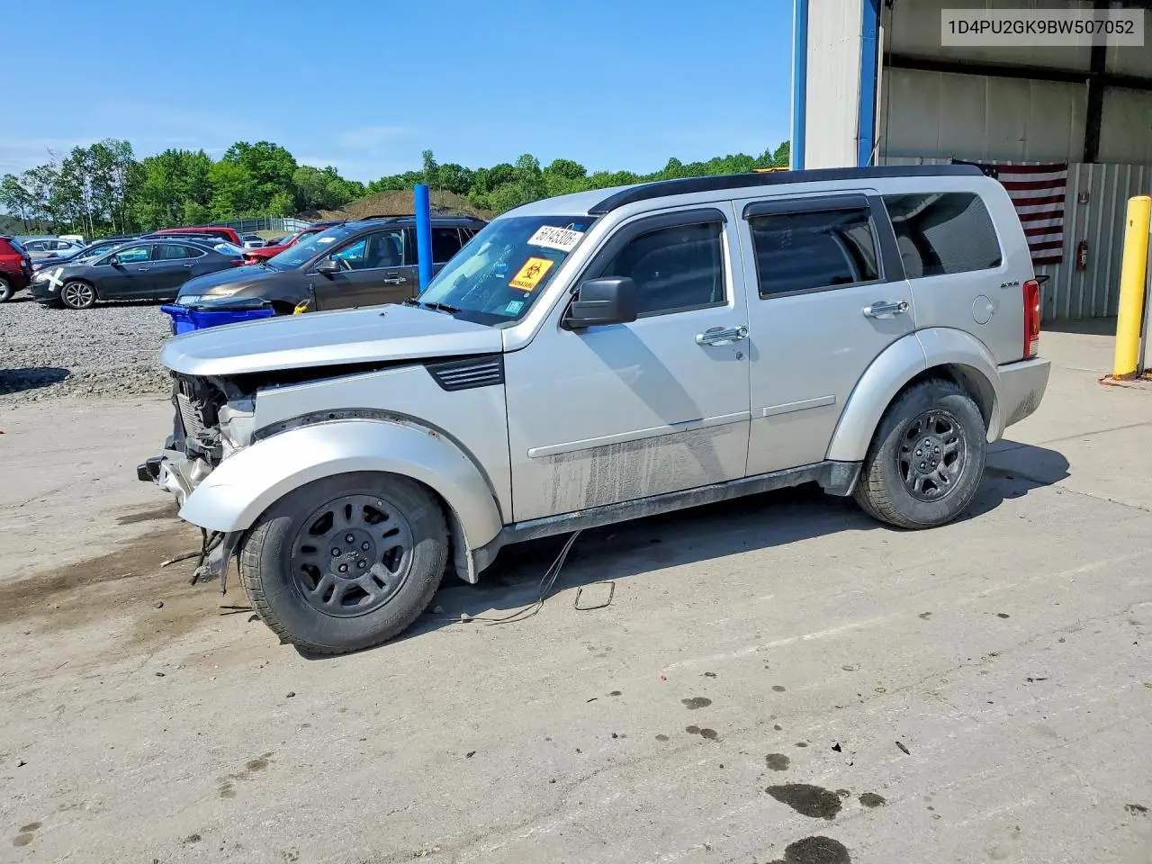 2011 Dodge Nitro Se VIN: 1D4PU2GK9BW507052 Lot: 56145306