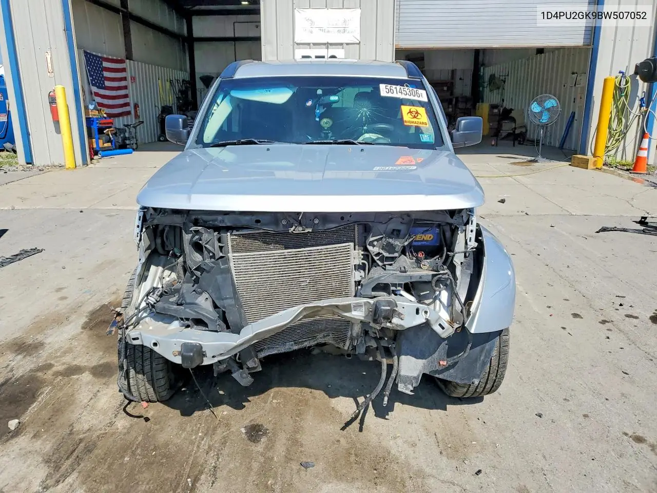 2011 Dodge Nitro Se VIN: 1D4PU2GK9BW507052 Lot: 56145306