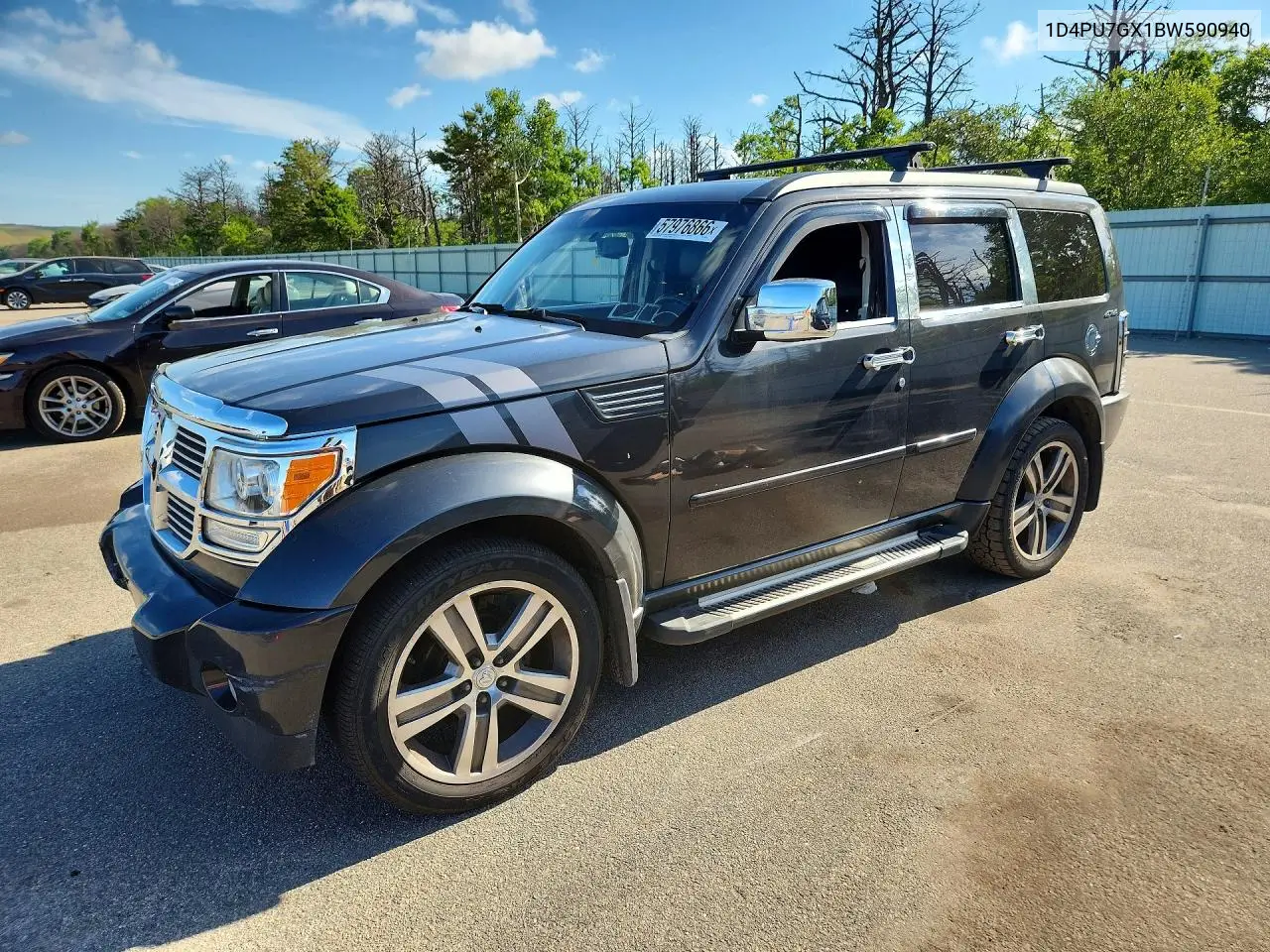 2011 Dodge Nitro Shock VIN: 1D4PU7GX1BW590940 Lot: 57976866