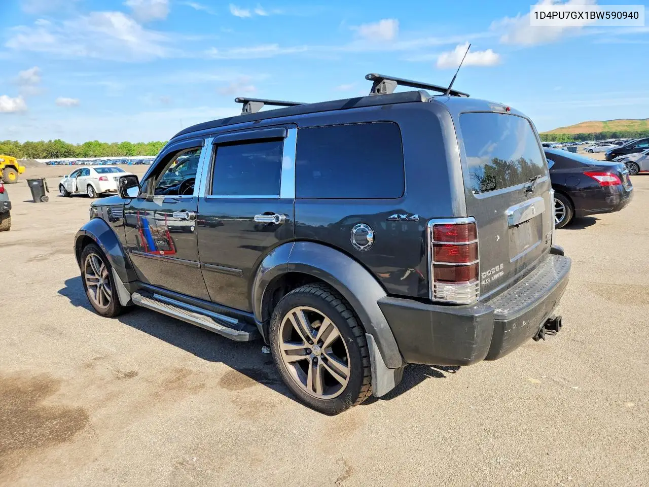 2011 Dodge Nitro Shock VIN: 1D4PU7GX1BW590940 Lot: 57976866