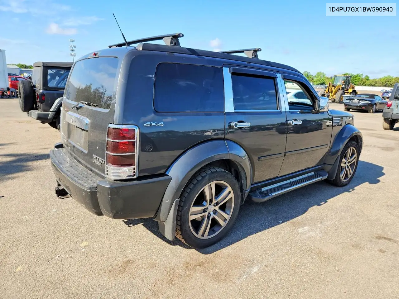 2011 Dodge Nitro Shock VIN: 1D4PU7GX1BW590940 Lot: 57976866