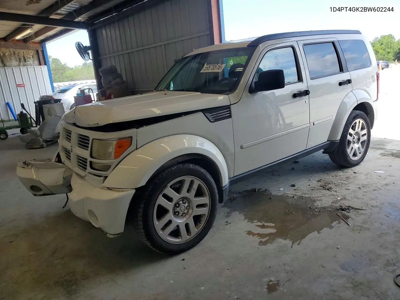 2011 Dodge Nitro Heat VIN: 1D4PT4GK2BW602244 Lot: 59878516
