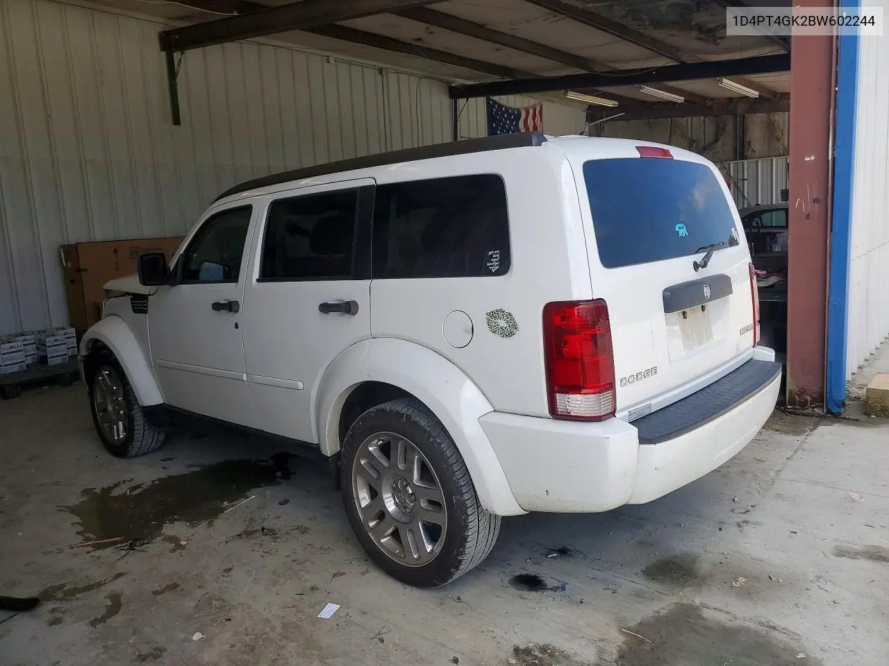 2011 Dodge Nitro Heat VIN: 1D4PT4GK2BW602244 Lot: 59878516