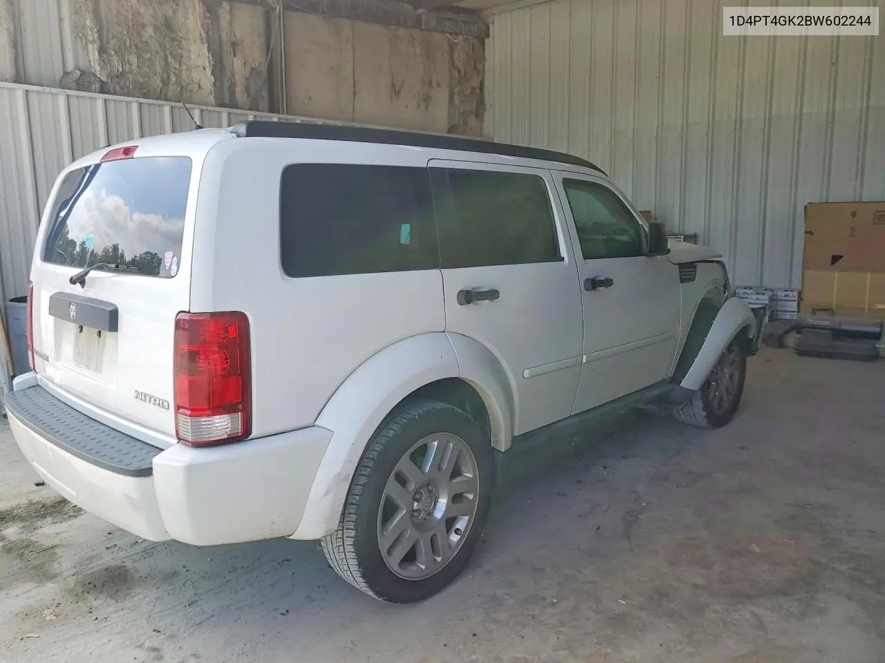 2011 Dodge Nitro Heat VIN: 1D4PT4GK2BW602244 Lot: 59878516