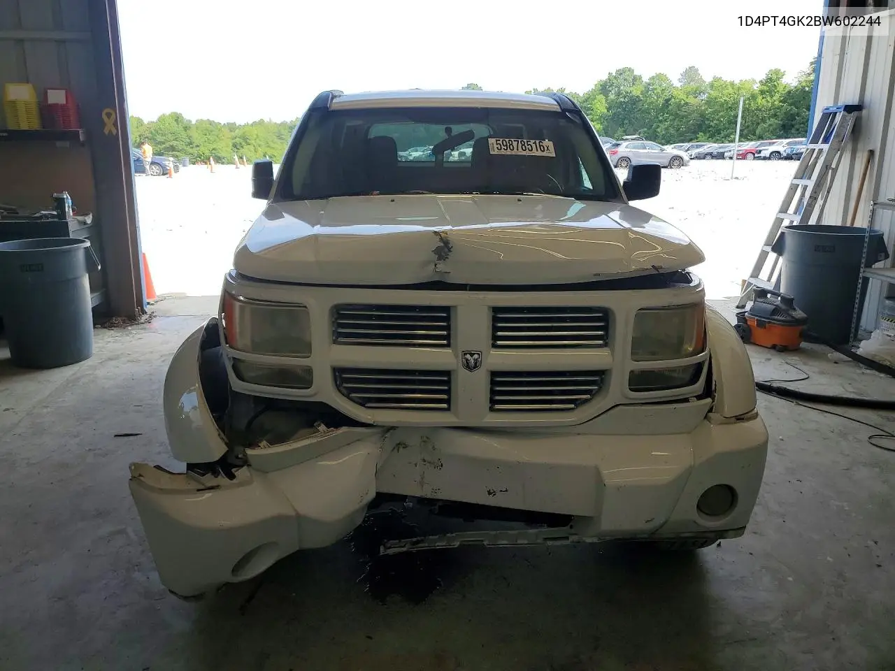 2011 Dodge Nitro Heat VIN: 1D4PT4GK2BW602244 Lot: 59878516