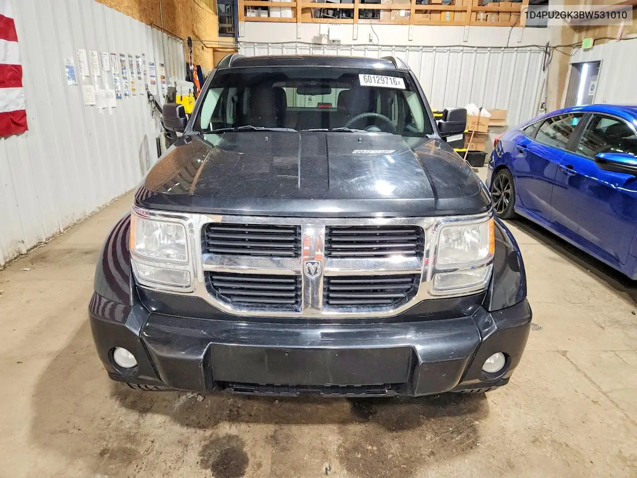 2011 Dodge Nitro Se VIN: 1D4PU2GK3BW531010 Lot: 60129716
