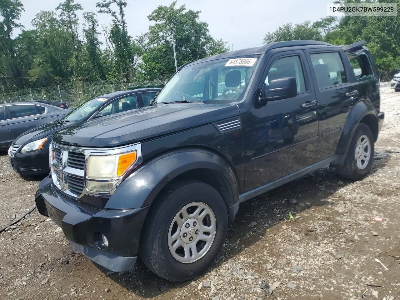 2011 Dodge Nitro Se VIN: 1D4PU2GK7BW599228 Lot: 60378866
