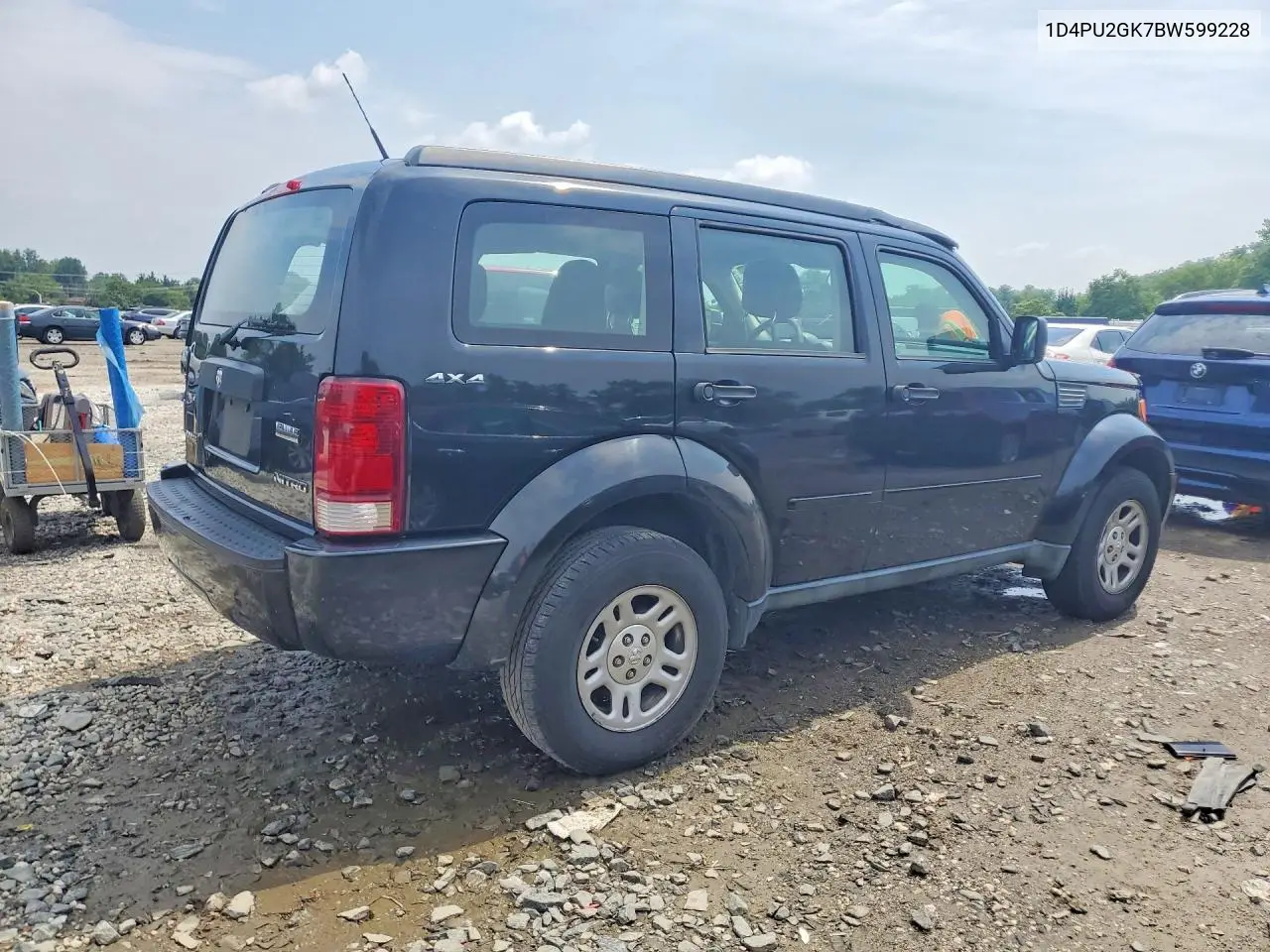 2011 Dodge Nitro Se VIN: 1D4PU2GK7BW599228 Lot: 60378866