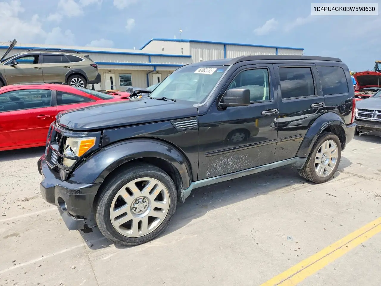 2011 Dodge Nitro Heat VIN: 1D4PU4GK0BW598630 Lot: 62060376