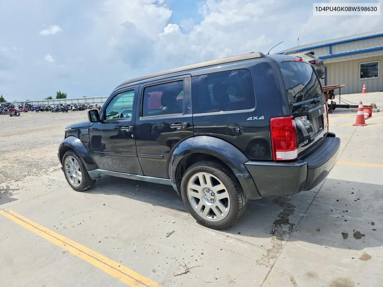 2011 Dodge Nitro Heat VIN: 1D4PU4GK0BW598630 Lot: 62060376