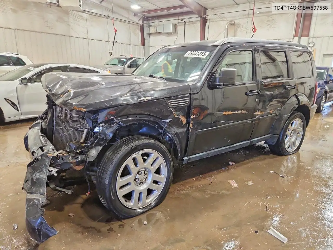 2011 Dodge Nitro Heat VIN: 1D4PT4GK9BW597558 Lot: 79001315