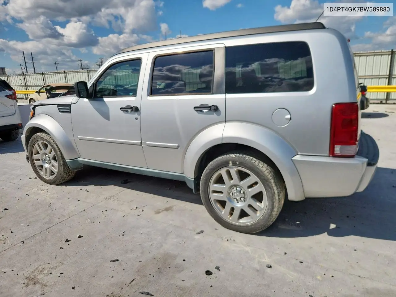 2011 Dodge Nitro Heat VIN: 1D4PT4GK7BW589880 Lot: 84416635