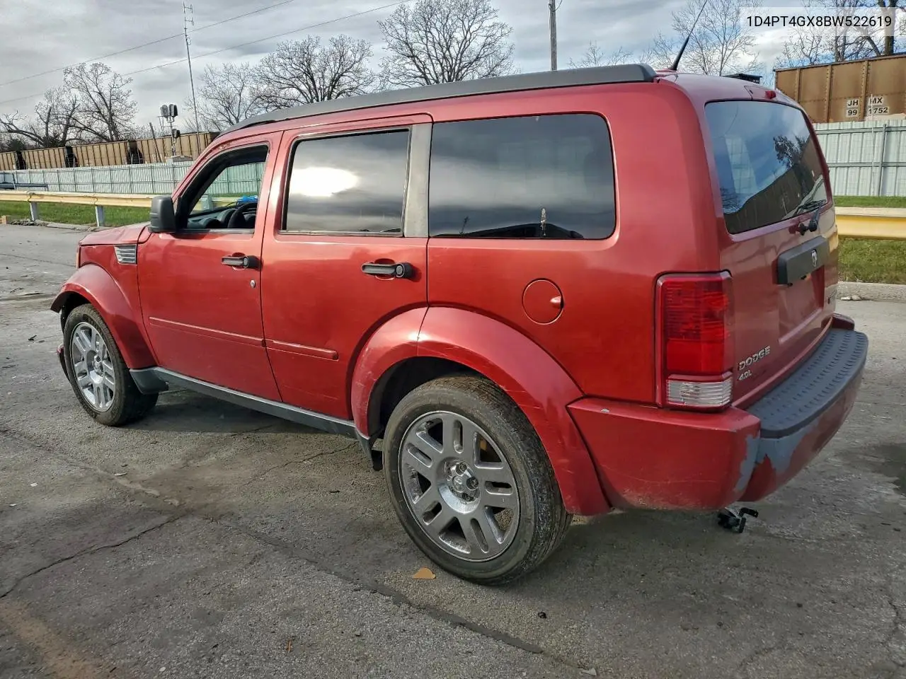 2011 Dodge Nitro Heat VIN: 1D4PT4GX8BW522619 Lot: 96210535