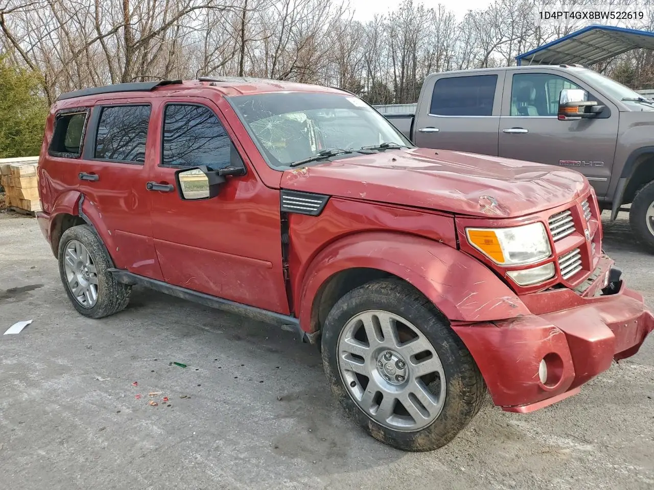 2011 Dodge Nitro Heat VIN: 1D4PT4GX8BW522619 Lot: 96210535