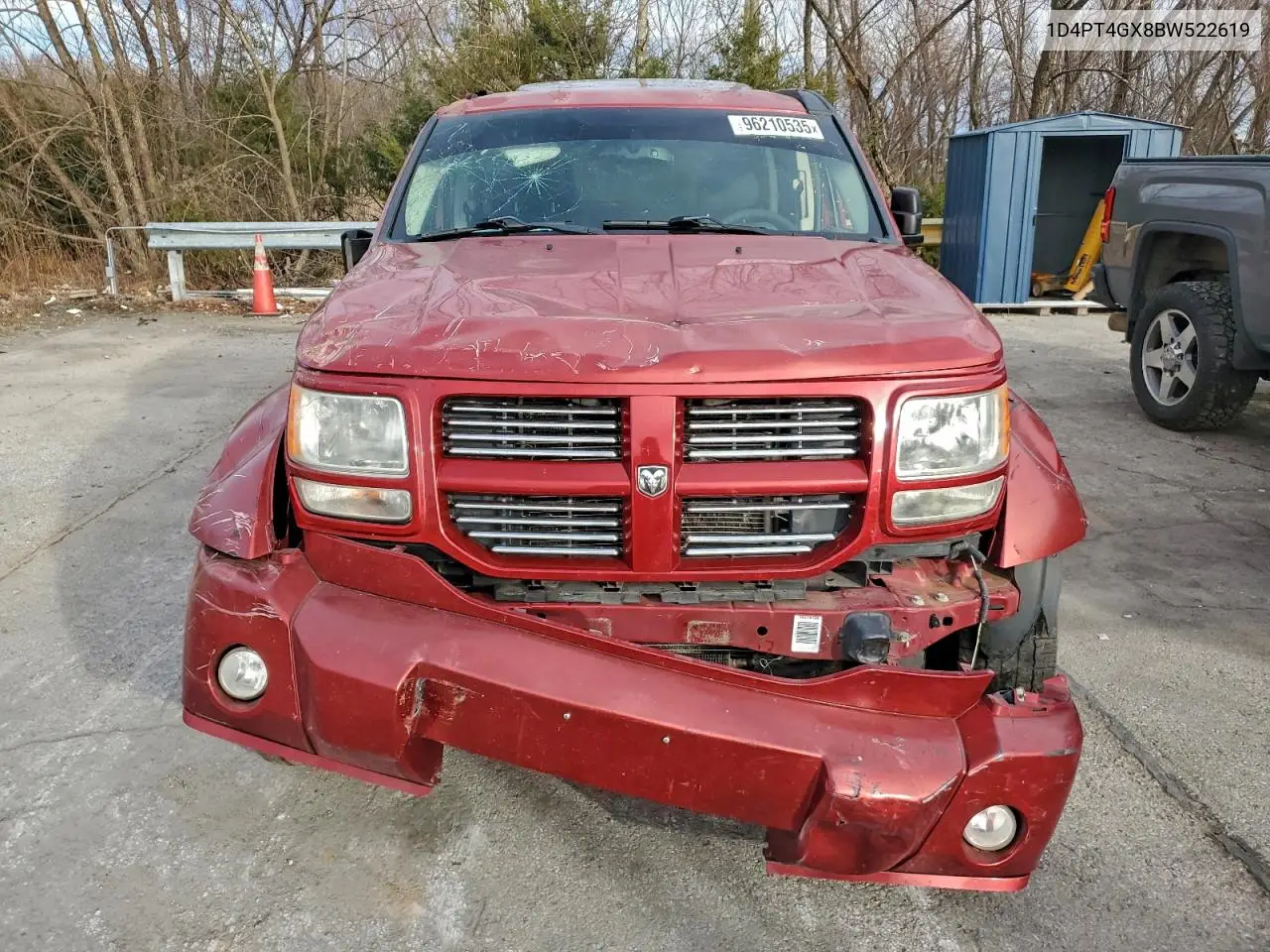 2011 Dodge Nitro Heat VIN: 1D4PT4GX8BW522619 Lot: 96210535