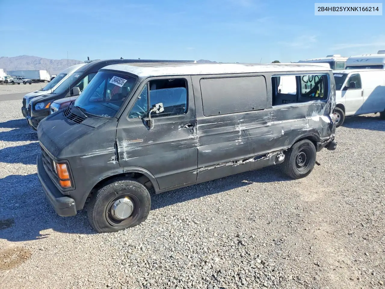 1992 Dodge Ram Wagon B250 VIN: 2B4HB25YXNK166214 Lot: 54045036