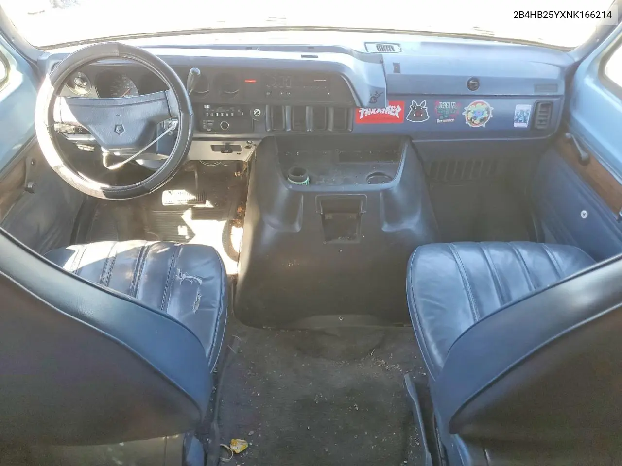 1992 Dodge Ram Wagon B250 VIN: 2B4HB25YXNK166214 Lot: 54045036