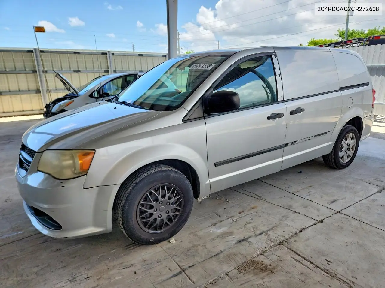 2012 Dodge Ram Van VIN: 2C4RDGAG2CR272608 Lot: 59801536