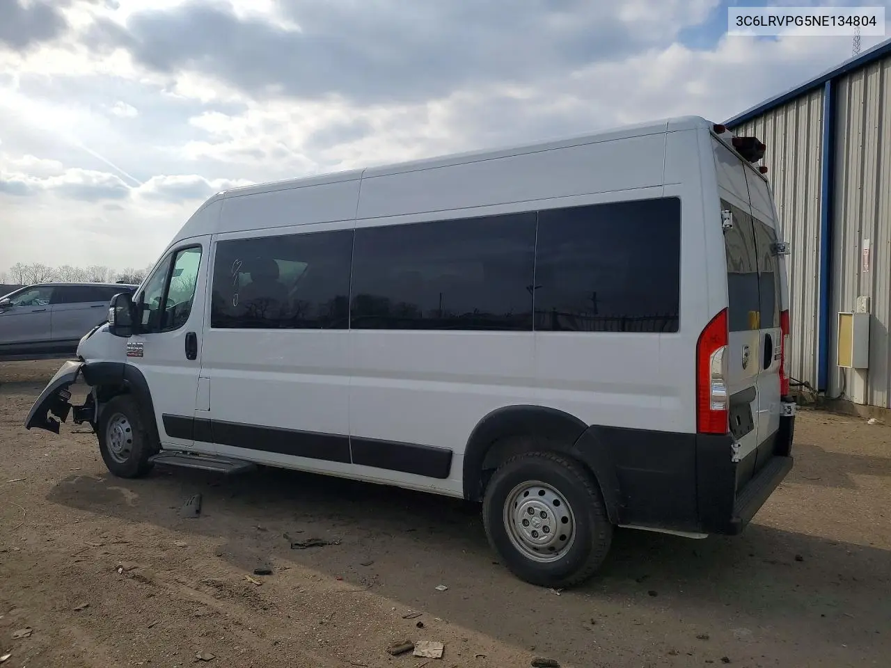 2022 Dodge Promaster 1500 1500 High VIN: 3C6LRVPG5NE134804 Lot: 46294526