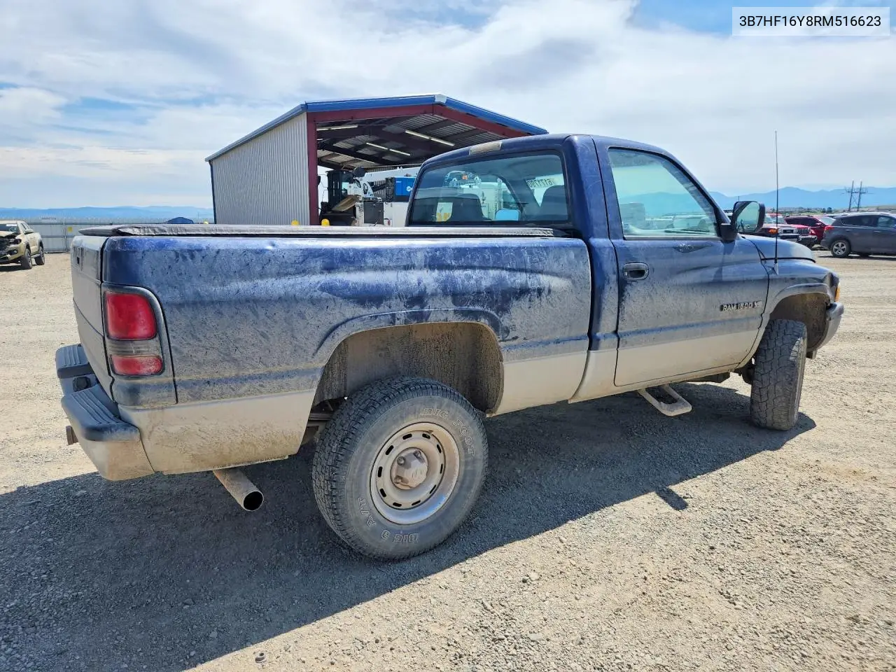 1994 Dodge Ram 1500 VIN: 3B7HF16Y8RM516623 Lot: 61717906