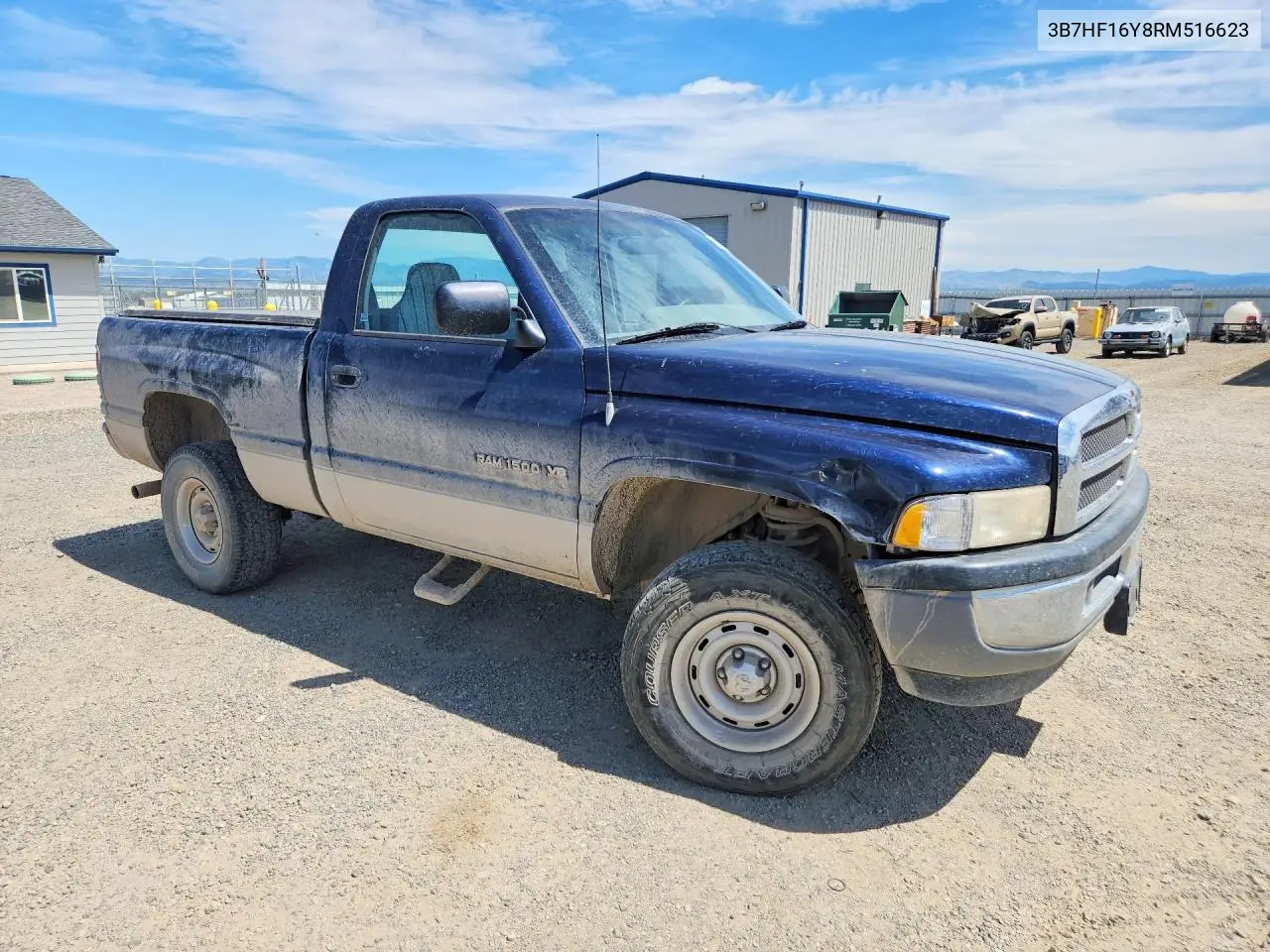 1994 Dodge Ram 1500 VIN: 3B7HF16Y8RM516623 Lot: 61717906