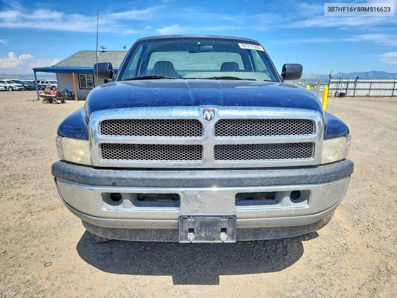1994 Dodge Ram 1500 VIN: 3B7HF16Y8RM516623 Lot: 61717906
