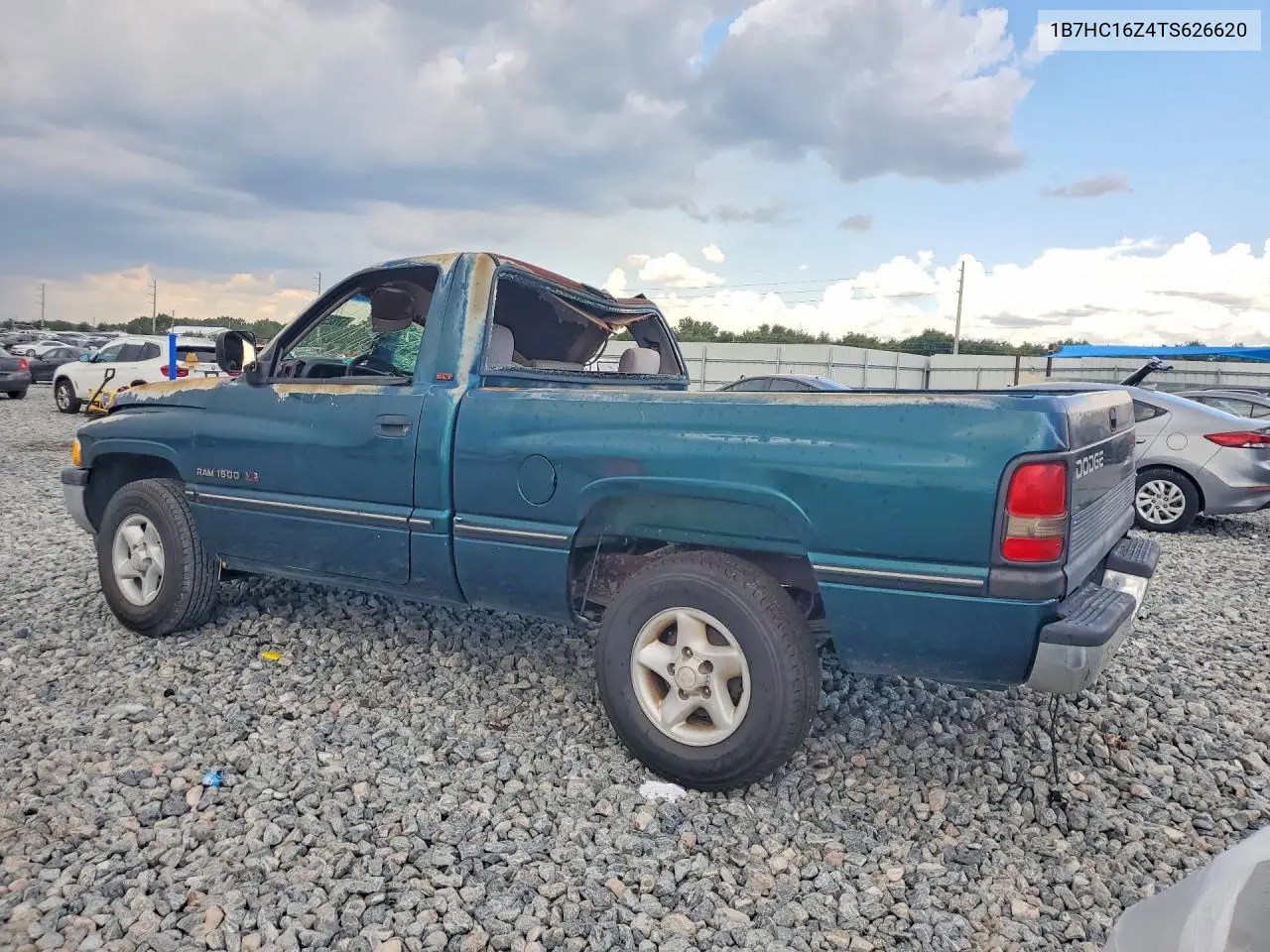 1996 Dodge Ram 1500 VIN: 1B7HC16Z4TS626620 Lot: 57925776