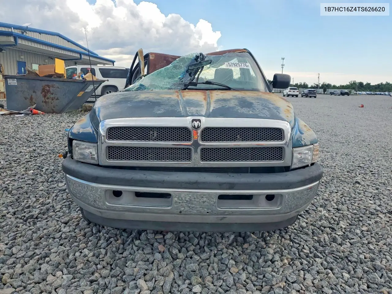1996 Dodge Ram 1500 VIN: 1B7HC16Z4TS626620 Lot: 57925776
