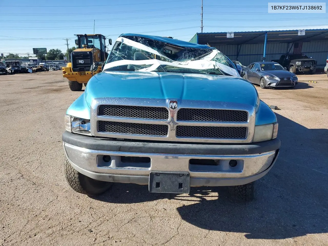 1996 Dodge Ram 2500 VIN: 1B7KF23W6TJ138692 Lot: 60246176