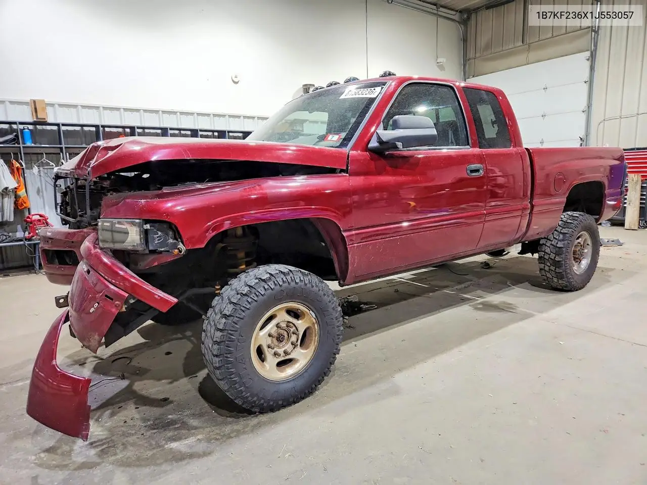 2001 Dodge Ram 2500 VIN: 1B7KF236X1J553057 Lot: 61583236