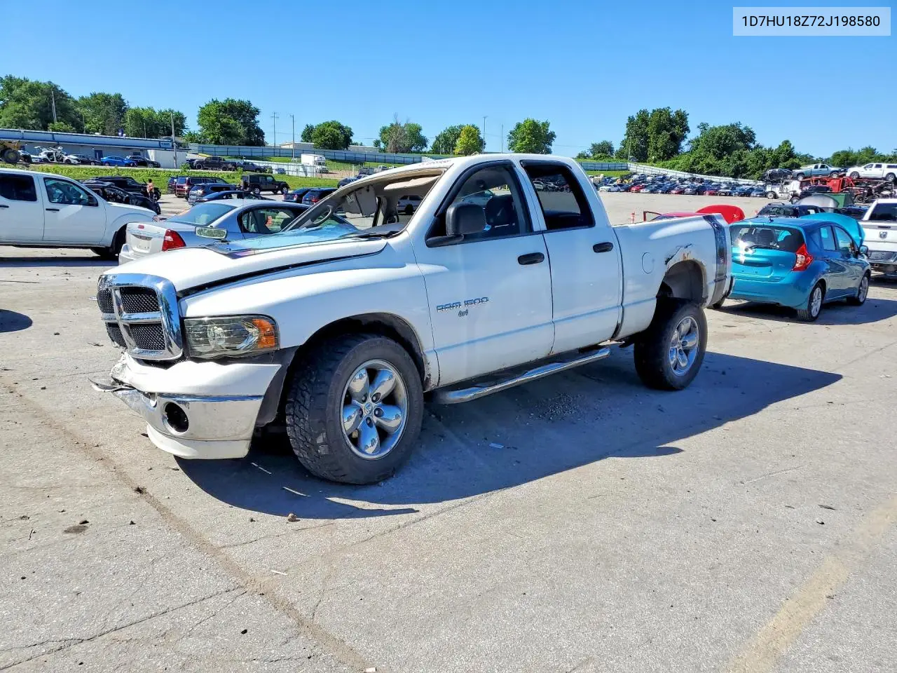 2002 Dodge Ram 1500 VIN: 1D7HU18Z72J198580 Lot: 57055956