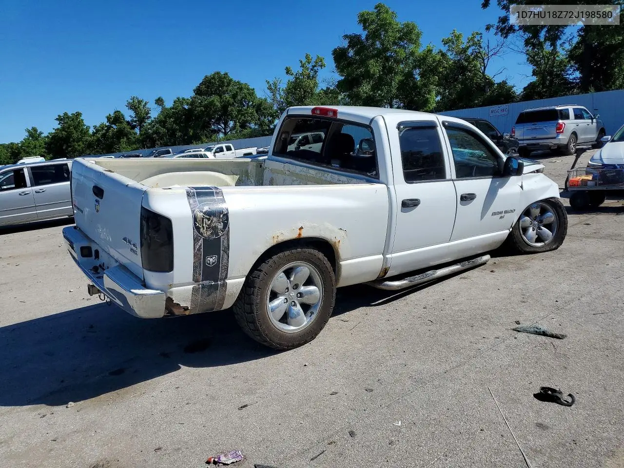 2002 Dodge Ram 1500 VIN: 1D7HU18Z72J198580 Lot: 57055956