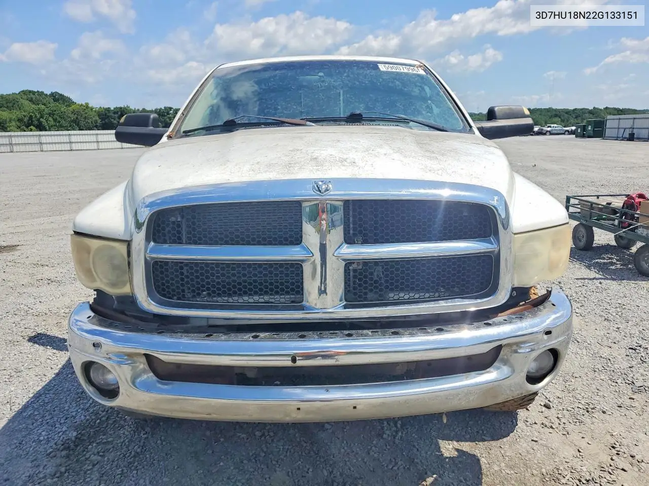 2002 Dodge Ram 1500 VIN: 3D7HU18N22G133151 Lot: 59007996