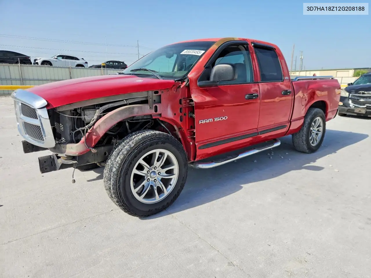 2002 Dodge Ram 1500 VIN: 3D7HA18Z12G208188 Lot: 85620495