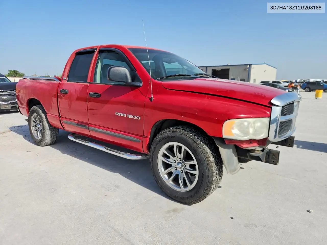 2002 Dodge Ram 1500 VIN: 3D7HA18Z12G208188 Lot: 85620495