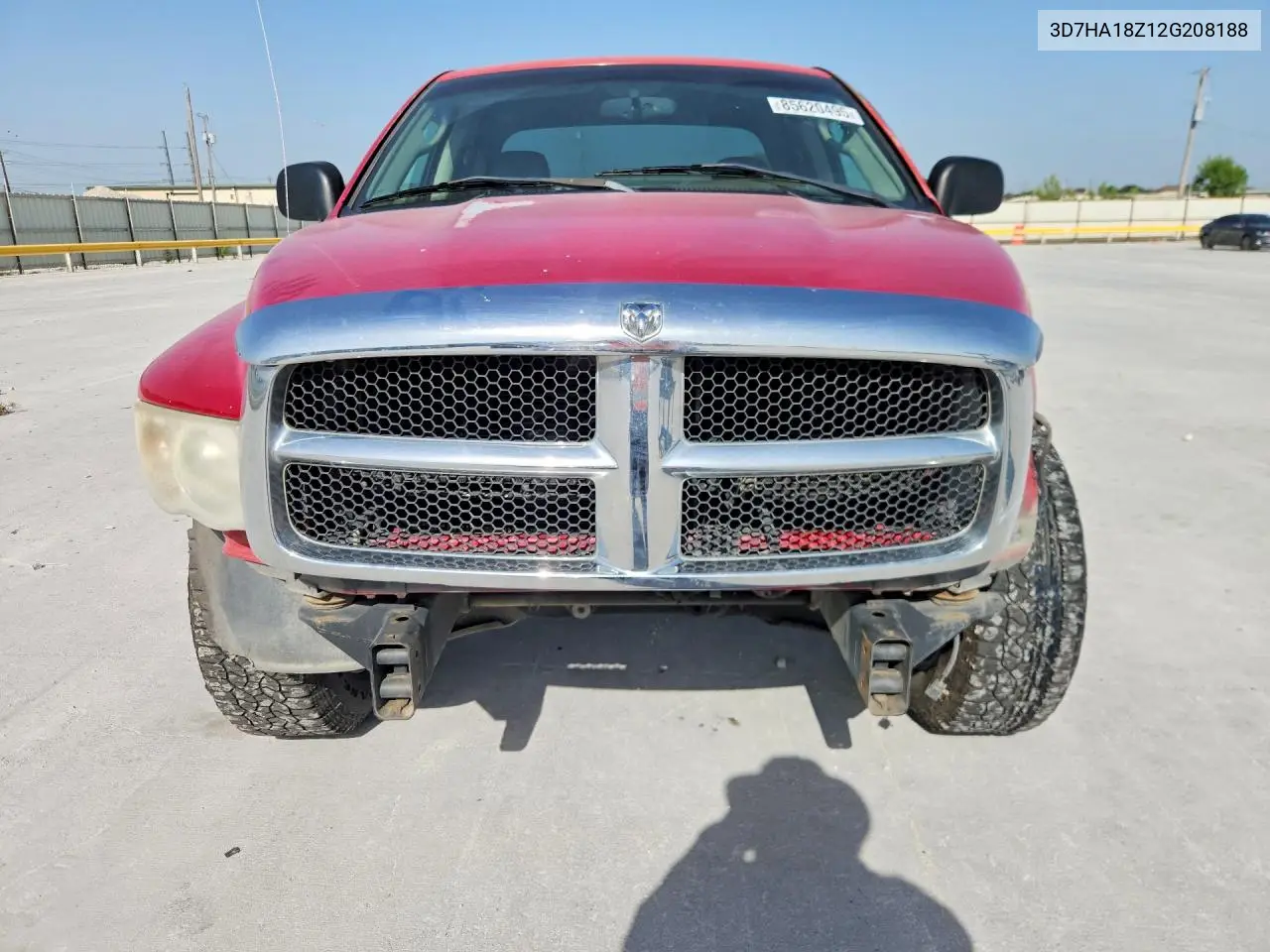2002 Dodge Ram 1500 VIN: 3D7HA18Z12G208188 Lot: 85620495