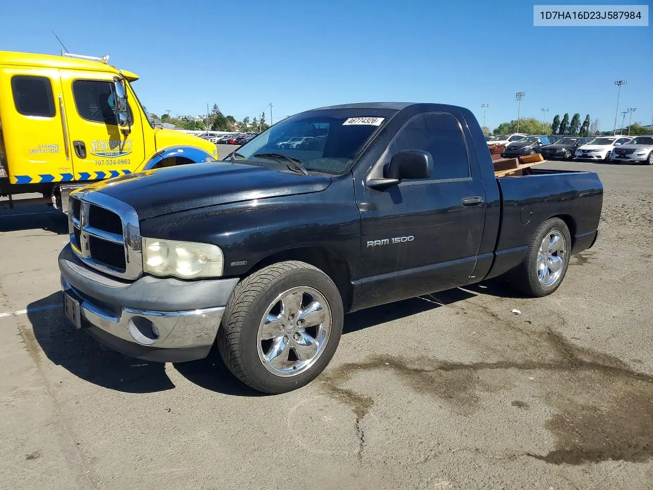 2003 Dodge Ram 1500 St VIN: 1D7HA16D23J587984 Lot: 46774326