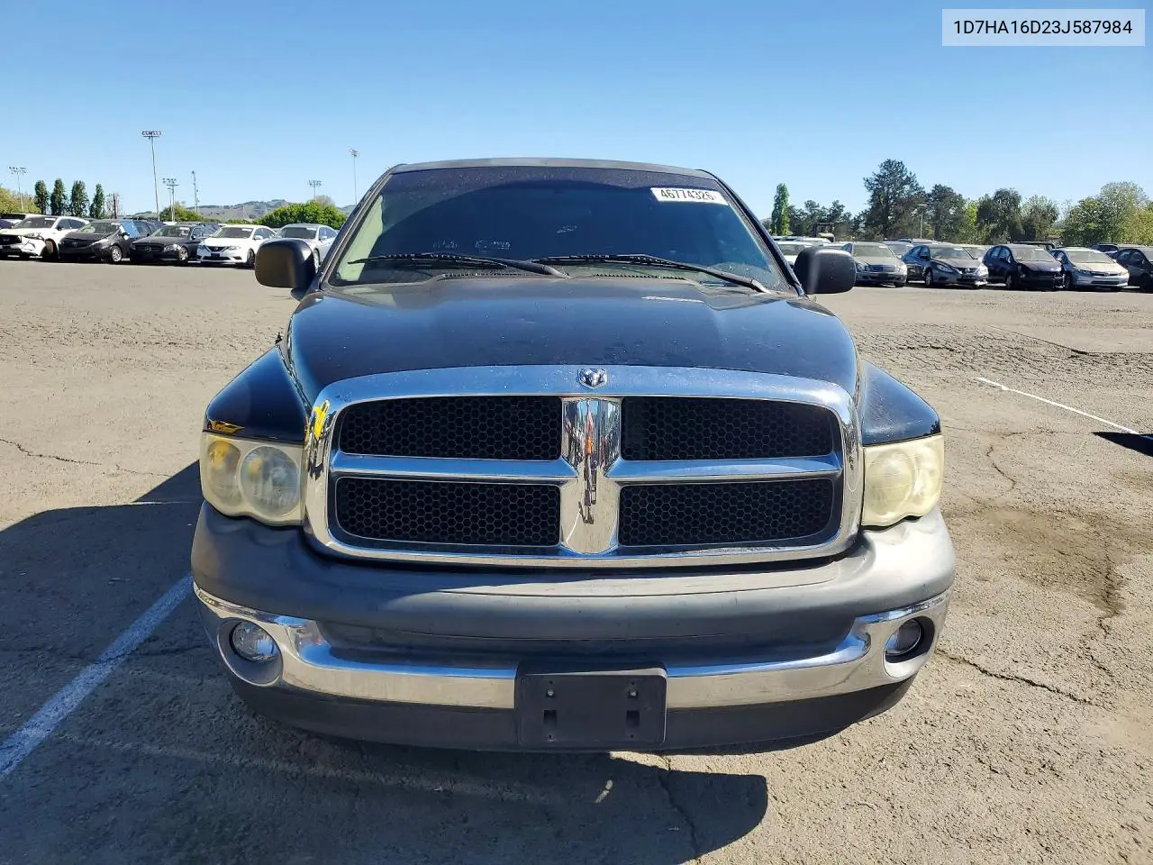 2003 Dodge Ram 1500 St VIN: 1D7HA16D23J587984 Lot: 46774326