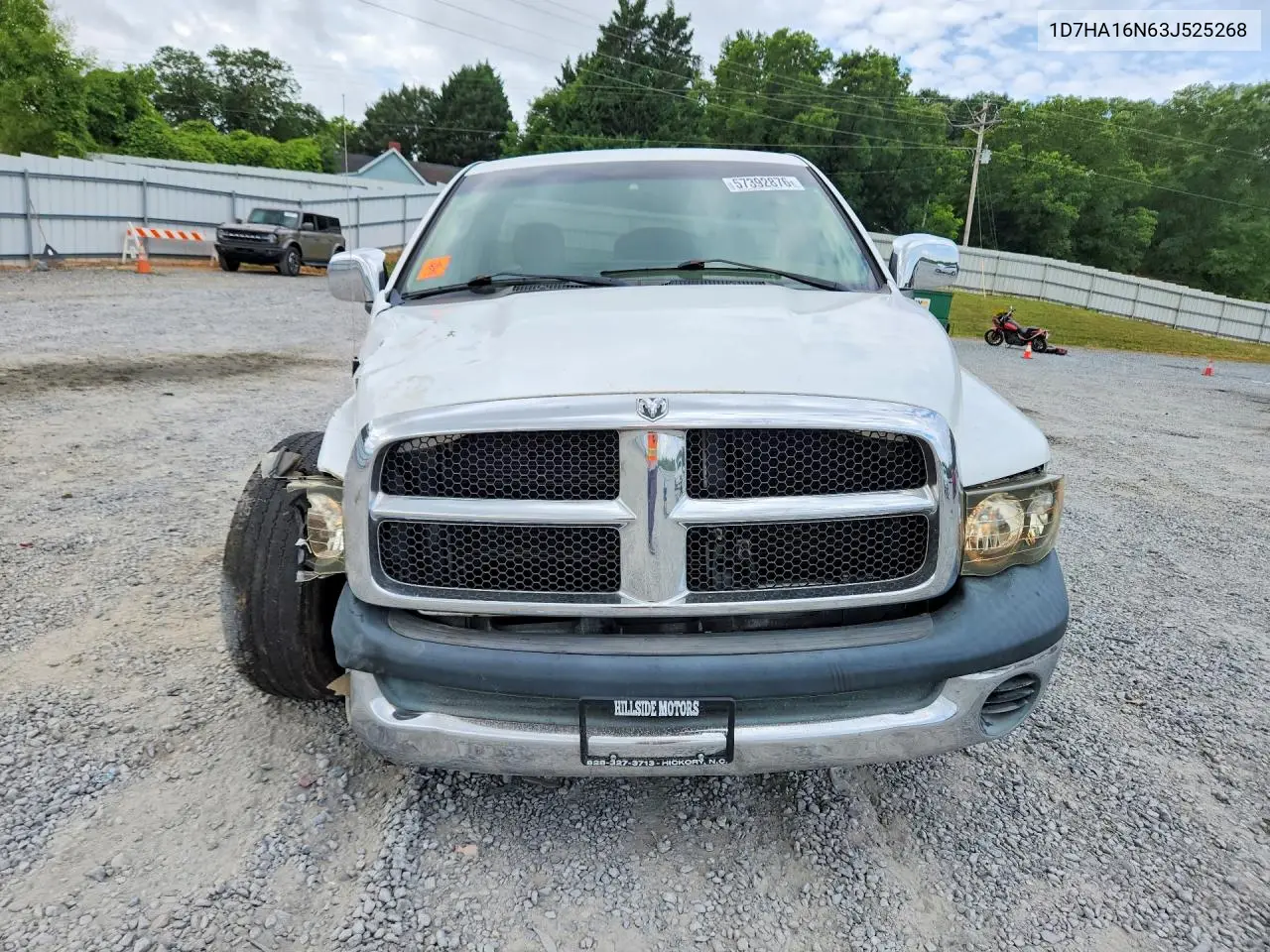 2003 Dodge Ram 1500 St VIN: 1D7HA16N63J525268 Lot: 57392876
