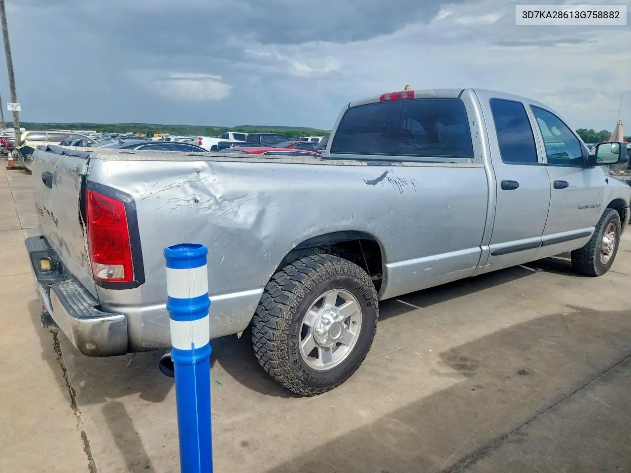 2003 Dodge Ram 2500 St VIN: 3D7KA28613G758882 Lot: 61066336