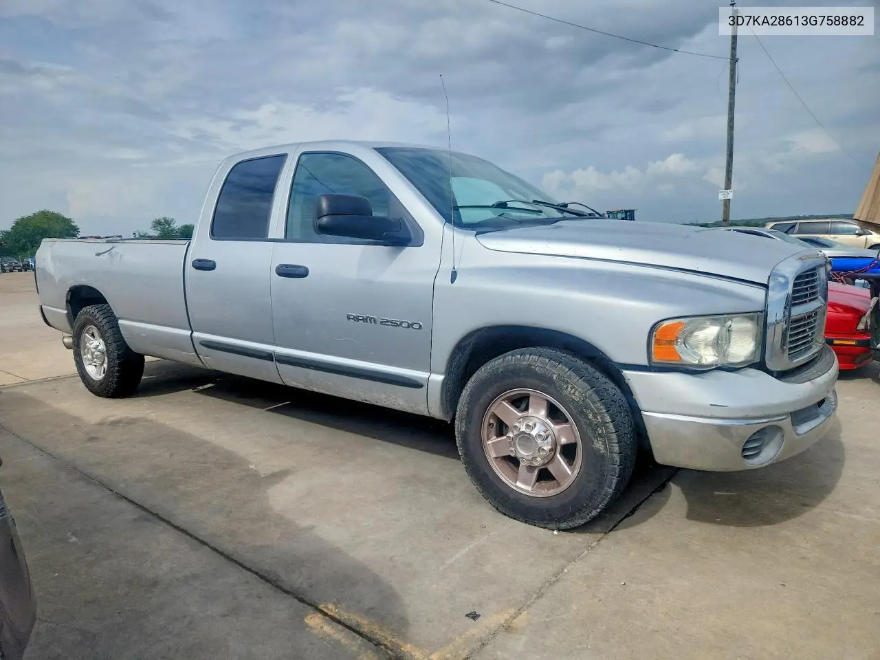 2003 Dodge Ram 2500 St VIN: 3D7KA28613G758882 Lot: 61066336