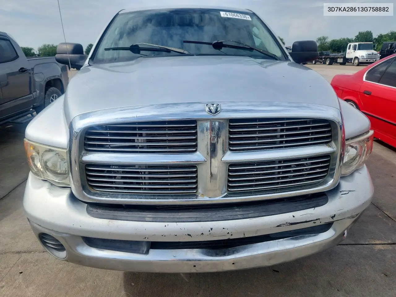 2003 Dodge Ram 2500 St VIN: 3D7KA28613G758882 Lot: 61066336