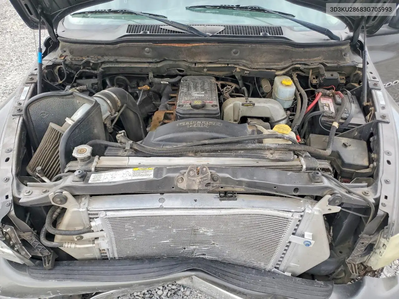 2003 Dodge Ram 2500 St VIN: 3D3KU28683G705993 Lot: 61499526