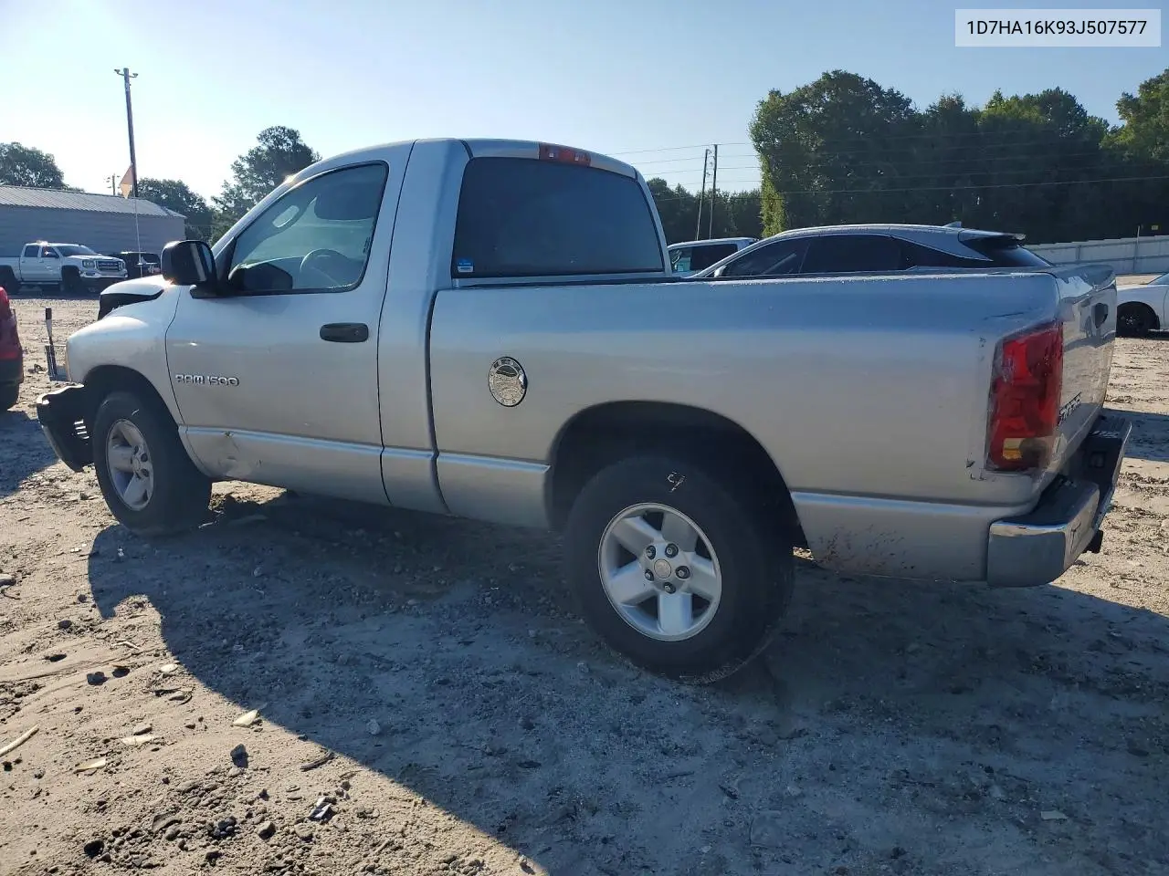 2003 Dodge Ram 1500 Slt Quad Ca VIN: 1D7HA16K93J507577 Lot: 61569176