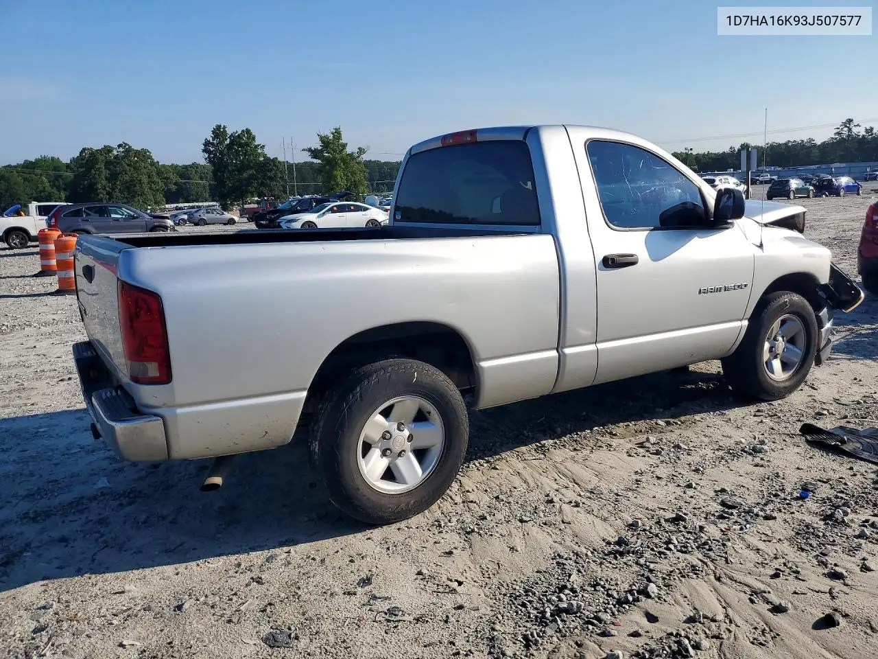 2003 Dodge Ram 1500 Slt Quad Ca VIN: 1D7HA16K93J507577 Lot: 61569176