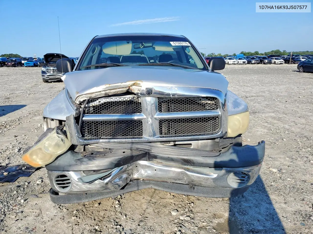 2003 Dodge Ram 1500 Slt Quad Ca VIN: 1D7HA16K93J507577 Lot: 61569176