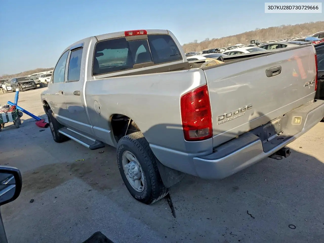 3D7KU28D73G729666 2003 Dodge Ram 2500 St