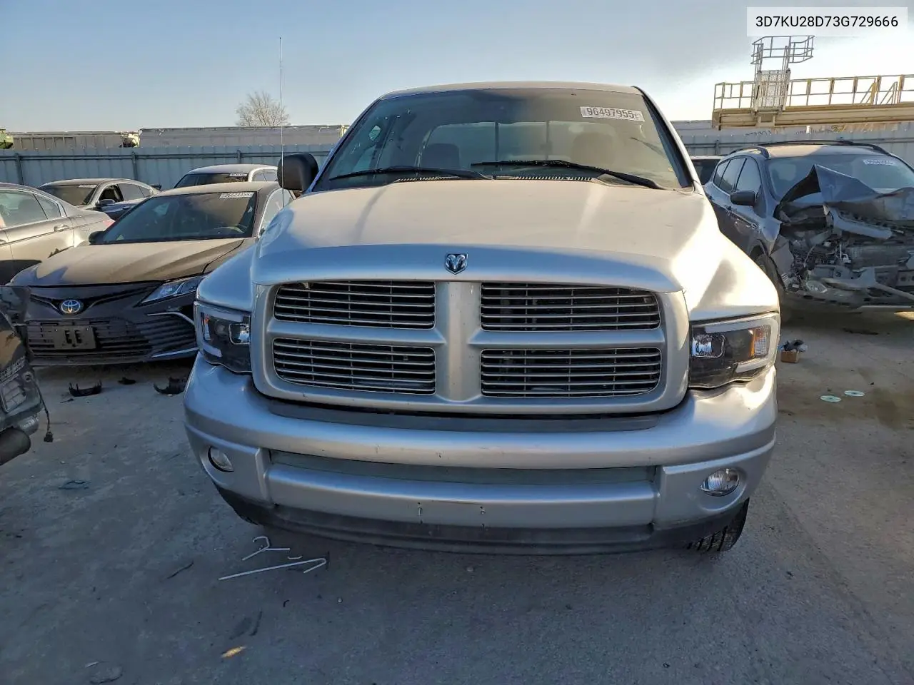 3D7KU28D73G729666 2003 Dodge Ram 2500 St